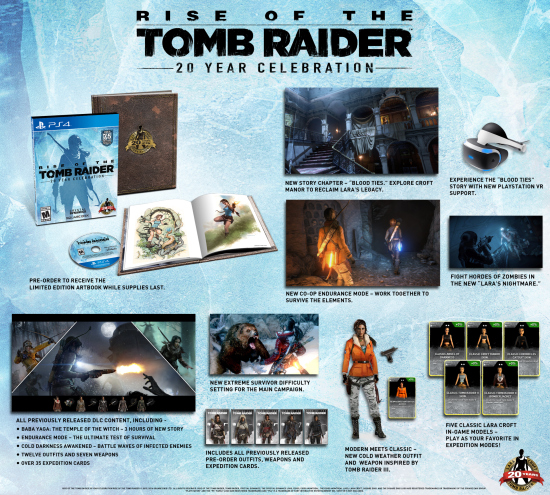 Rise of the Tomb Raider - 20 Year Celebration (PS4)