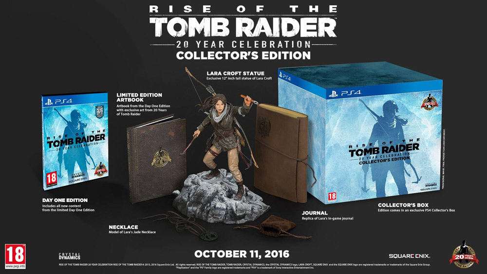 Rise of the Tomb Raider: 20 Year Celebration Collector's Edition Rise of the Tomb Raider: 20 Year Celebration Collector's Edition