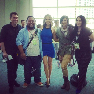 Brian Horton, Earl Baylon, Camilla Luddington, Meagan Maria, Rhianna Pratchett