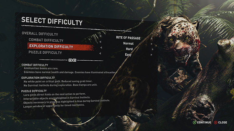 Shadow of the Tomb Raider beállítások
