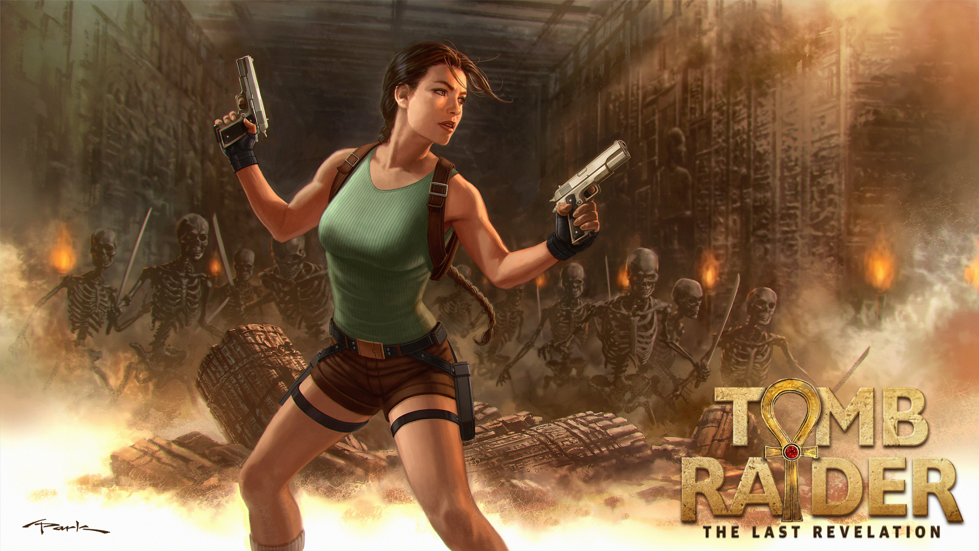Andy Park: A Tomb Raider 4 borítóképének újragondolása