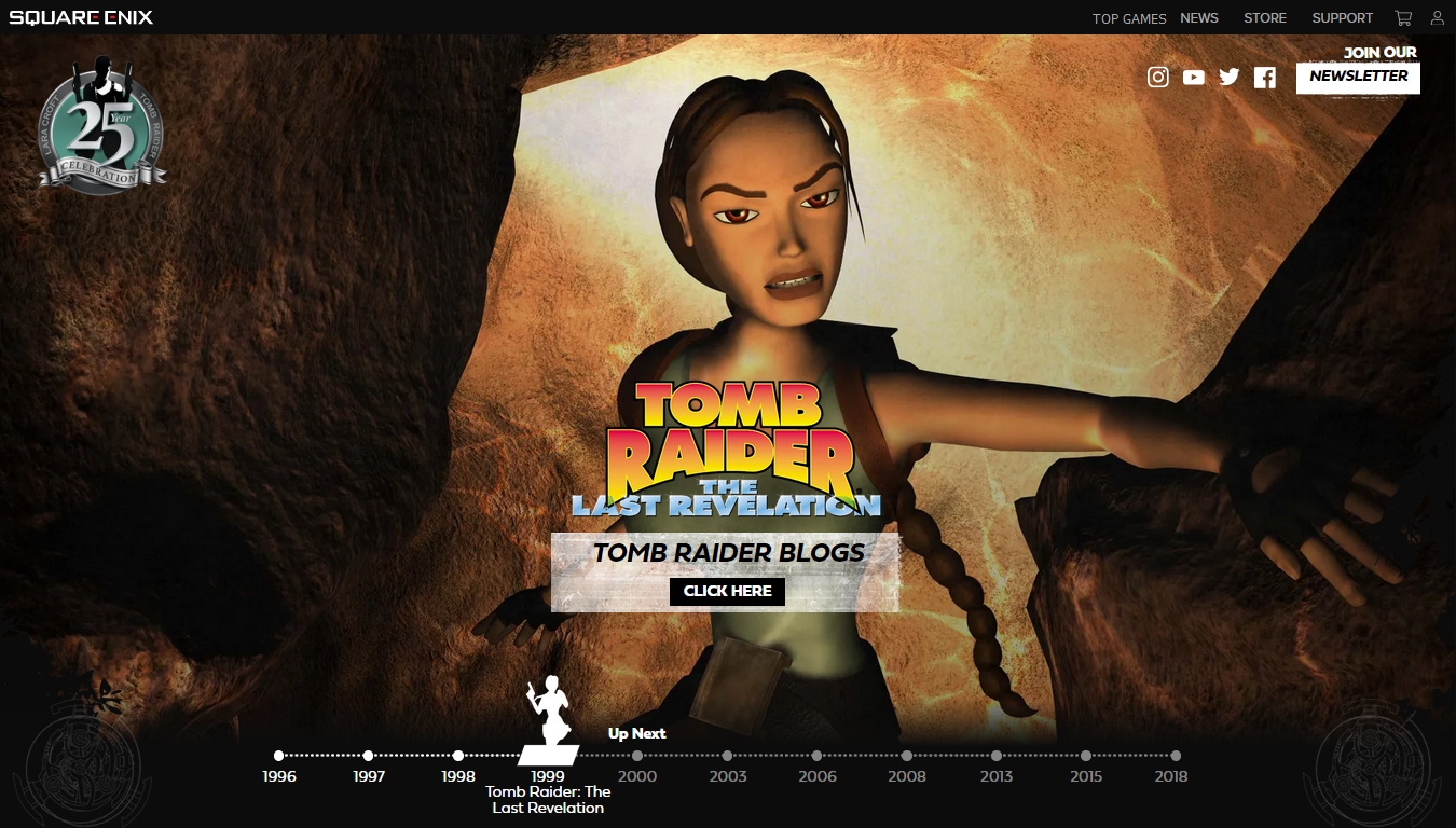 A Tomb Raider 25. évfordulójának hivatalos weboldala - Tomb Raider 4